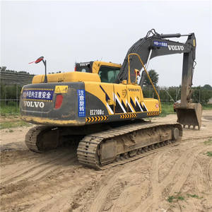 Excavadora Volvo EC210 Usada en Excelentes Condiciones de Trabajo, 21 Toneladas, Cucharón de 1.5m, Potencia de 123KW, Maquinaria de Construcción de Segunda Mano - Product Image 2