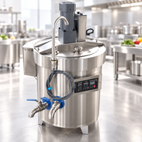 Chaudière électrique à double enveloppe avec agitateur automatique pour la production alimentaire commerciale – Approvisionnement direct usine