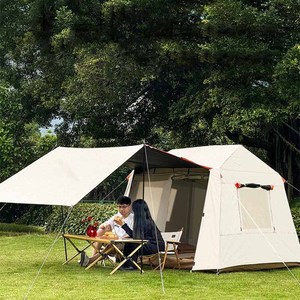Tente de camping portable d'extérieur entièrement automatique à ouverture rapide en tissu Oxford avec poteaux en aluminium - Product Image 4