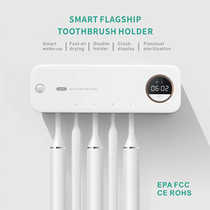 Intelligente UVC-sterilisator voor tandenborstels, drogen, verwarmen, LED, niet-geperforeerd ABS, huishoudelijke houder, USB type-C - Product Image 5