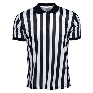 Maillot d'arbitre de basket-ball personnalisé HEALY, chemise d'arbitre de rugby et de football pour homme, manches courtes, fermeture éclair, uniforme d'arbitre - Product Image 1