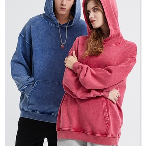 Sudadera con Capucha Extra Grande para Hombre, Estilo Vintage, Unisex, Ropa Urbana, 100% Algodón, Invierno - Product Image 4