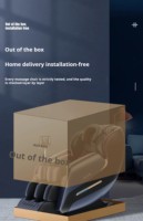 Fauteuil de massage Panaseima avec repose-pieds et massage, corps entier 4D, gravité zéro, luxe, Thrive Causemetics, défiant la gravité, bureau