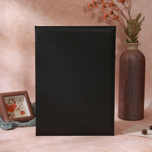 Porte-certificat en cuir PU noir de qualité supérieure, couverture de diplôme A4, 8,5 x 11 pouces, dossier de diplôme personnalisé imprimé - Product Image 4