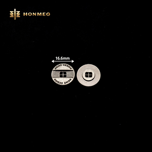 HONMEO 즉시 배송 가능 15mm 18mm 아연 합금 4홀 플랫 메탈 버튼 의류 자켓 가방 DIY 바느질 공예 버튼 금속 - Product Image 5