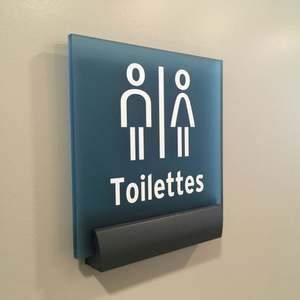 Brandneues Wegweiser-Toilettenschild Modell Beleuchtetes Wasserbeständiges Interaktives Einzelhandelsschild für Einkaufszentren - Product Image 2