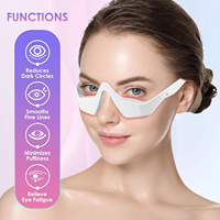 Machine de massage oculaire intelligente à succès : Compresse chaude, massage par impulsions, lunettes anti-rides, masseur électrique pour les yeux