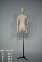 Mannequin femme à haut corps, nouveauté, vêtements de tête ou vitrine, affichage, couture, 1 pièce