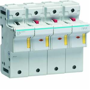 LS704 Personnalisable avec porte-fusibles accessoires Hagers 22x58 3P+N 8 modules DIN - Product Image 1