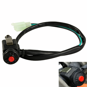 Botón de Encendido Rojo para Motocicleta, Bocina, Arrancador, para Motocross, ATV, UTV, Doble Propósito, para Barras de 22 mm (7/8\") Todoterreno, para KTM, <span class=keywords><strong>Honda</strong></span>, Yamaha - Product Image 2