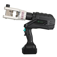 أداة كبس هيدروليكية تعمل بالبطارية EMT-400C لأطراف الكابلات، هيكل من الفولاذ السبائكي، سعة 50 لتر