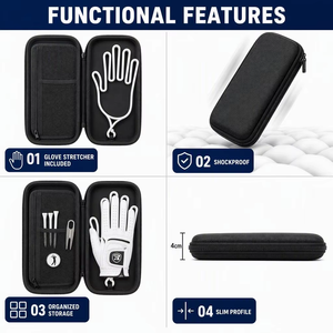 Étui et <span class=keywords><strong>sac</strong></span> à gants étanches EVA personnalisés pour accessoires de <span class=keywords><strong>golf</strong></span> T-shirts portables Organisateur d'outils Divot Boîte à coque dure pour club de sport de <span class=keywords><strong>golf</strong></span> - Product Image 6