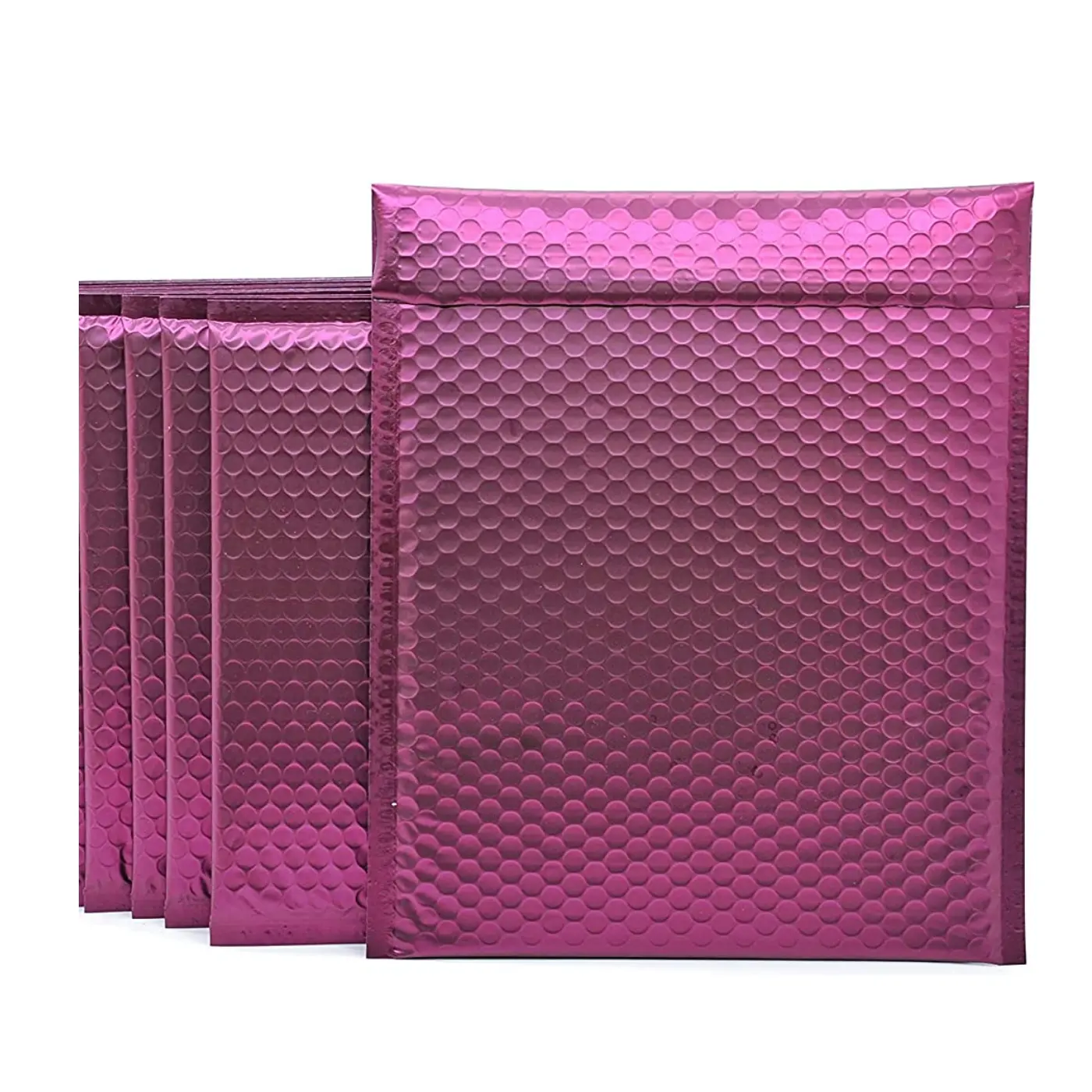 CTCX Aluminum Insulated Bubble Mailing Foil Mailers Bubble Padded Envelopes Custom Hot Pink Metallic Bubble/Buble Mailer