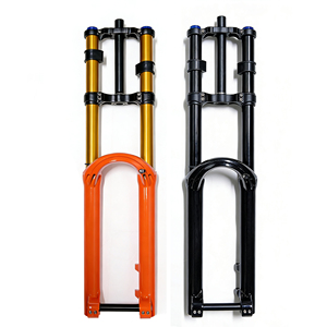 <span class=keywords><strong>Fourche</strong></span> de moto à double couronne, suspension de <span class=keywords><strong>fourche</strong></span> 20*110mm, <span class=keywords><strong>fourche</strong></span> à air pour vélo, débattement de 180mm pour SurRon Light Bee X Talaria Sting - Product Image 1