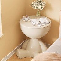 Table d'appoint mobile créative en bois, moderne et écologique, avec rangement, pour canapé, chambre ou balcon