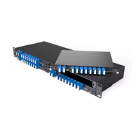 Module enfichable 8CH 100GHz DWDM MUX DEMUX LGX avec moniteur/extension/ports 1310nm LC/UPC double fibre 8 canaux Mux Demux Dwdm