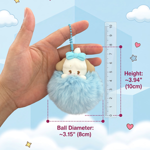 Série Mikko Pom-Pom, boîte mystère <span class=keywords><strong>surprise</strong></span>, figurine d'animal en PVC moelleuse avec porte-clés en métal, boîte de présentation de 12 pièces - Product Image 6