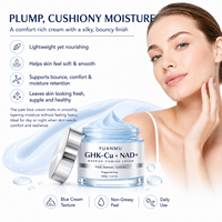 Crème hydratante anti-âge, ridules, fermeté, restaure la barrière cutanée, Bakuchiol, GHK-Cu, peptide NAD, peptides de cuivre, crème pour le visage