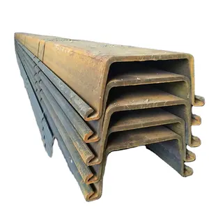Estructura de corte de acero seccional, 6m ~ 15m de longitud, en frío, color gris, enrollado en caliente, tipo U
