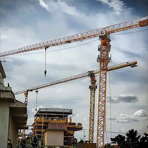 Grúa Torre Usada Zoomlion de 5 Toneladas, Alto Momento de Carga, Pluma de 50m, Motor y Caja de Cambios, Modelo 2019-2022, 630KN*M Torque, Envío Marítimo - Product Image 1