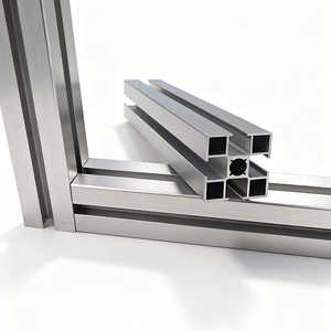 4040 industriale a fessura per estrusione profilo in lega di alluminio linea di montaggio banco da lavoro sistema di automazione pannello solare Villa - Product Image 3