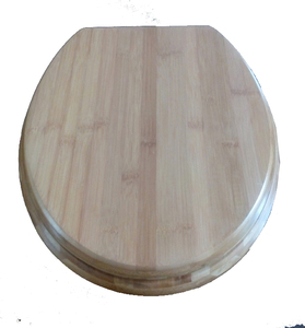 Couvre-siège de toilette en bambou avec charnières en acier inoxydable, siège de toilette en <span class=keywords><strong>bois</strong></span> allongé au design moderne, fermeture douce, certifié FSC - Product Image 3