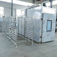 TEKFOOD Machine commerciale automatique pour fumer la viande le poisson les fruits de mer Machine à fumer la viande la saucisse Prix d'usine