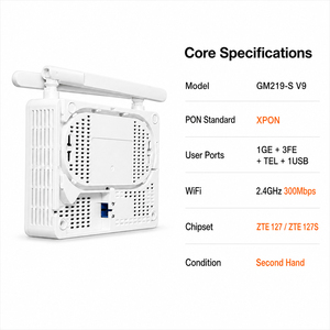 โมเด็มใยแก้วนำแสง ONU FTTH รุ่น GM219-S V9 Xpon ยี่ห้อ Second Hand  แบบ Single Band WiFi - Product Image 3