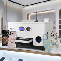 Impresora UV Refinecolor para Carcasas de Teléfono Inteligente, Impresora Plana UV, Máquina de Impresión de Fundas para Móviles, Compatible con Todos los Modelos de Teléfono Populares