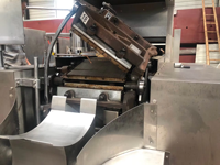 Chaîne de production entièrement automatique de gaufrettes et biscuits, machine de fabrication pour usines, vente chaude