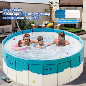 Portable PVC Pet Baignoire 2025 <span class=keywords><strong>Direct</strong></span> Fabricant En Plein Air Petite Piscine Pliable Pliable Chien Piscine Nouvel An Cadeau 3pcs - Product Image 3