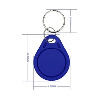 Regrabable grabable 125KHz 13,56 MHz impermeable Rfid etiquetas llavero T5577 EM4305 NFC Tag213 216 tarjeta NFC llavero ID Token Keyfobs