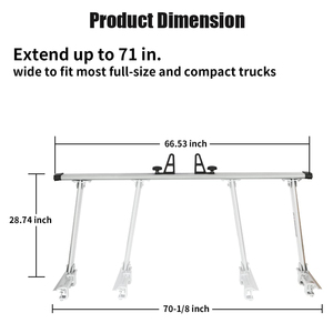 Lit de support utilitaire universel extensible multifonction personnalisé pour camping-car pour camionnette - Product Image 4