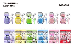 Audífonos Bluetooth TWS de Sanrio con Diseño de Kuromi, Hello Kitty, Pochacco y Pompompurin, Inalámbricos, Intraaurales, con Juguete Magnético de Laberinto - Product Image 3