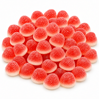 Bonbons gélifiés à la fraise Halal pour enfants, bonbons personnalisés OEM, marque privée, vente en gros, fournisseurs de bonbons en Chine