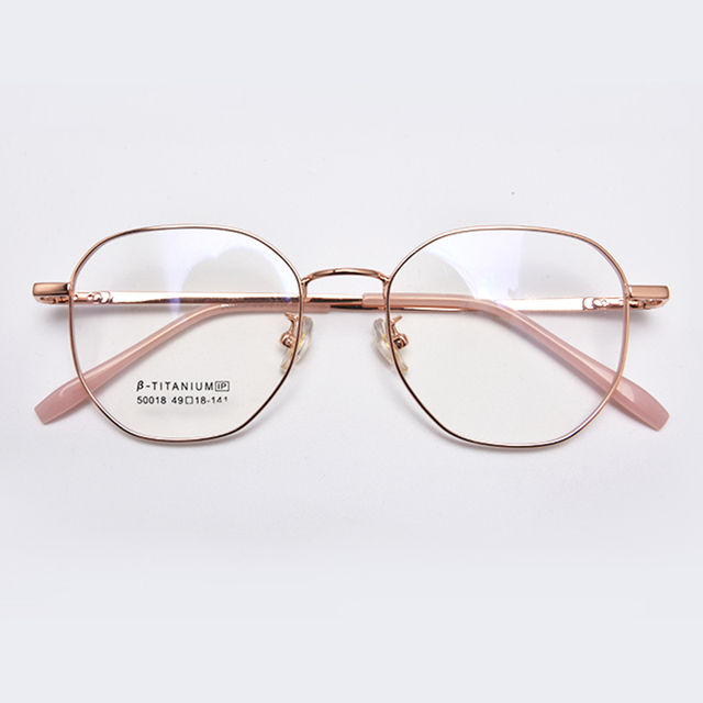 Good Quality Trendy Titanium Optical Frames with Clear HMC Coated Mirror Lenses-Wide Selection Unisex Design