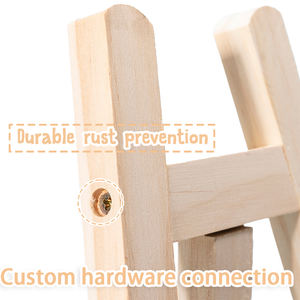 Support de Présentation Mini <span class=keywords><strong>Chevalet</strong></span> en <span class=keywords><strong>Bois</strong></span> Boyixuan pour Tablette, Téléphone, Photos et Œuvres d'Art - Support de Bureau en <span class=keywords><strong>Bois</strong></span> Naturel - Product Image 4