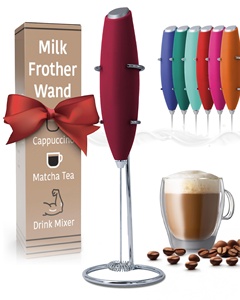 Mousseur à lait portatif, mini fouet à café, mousseur à lait électrique automatique - Product Image 1
