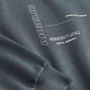 เสื้อสเวตเตอร์คอกลมและกางเกงวอร์มชุดผู้หญิง เสื้อสเวตเตอร์คอกลมขนาดใหญ่ผู้หญิง เสื้อสเวตเตอร์ผู้หญิงคอกลมแบบกําหนดเอง - Product Image 5