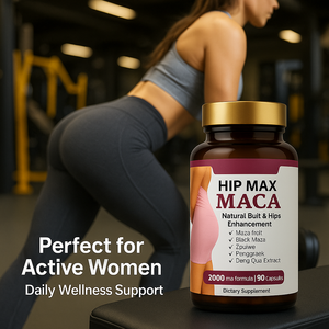 קפסולות אגואה מאקה של יצרן מקורי למבוגרים |   שיפור ירכיים וישבן וקידום בניית שרירים |   תוסף תזונה טבעי וצמחי ליופי - Product Image 5