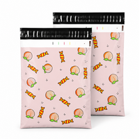 Sac d'expédition biodégradable et compostable personnalisé avec logo, à base de plantes, recyclable, bleu, pour vêtements, sacs d'expédition