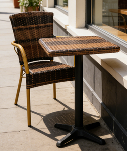 Yoshen cafe peacock <strong>chair</strong> <strong>aluminum</strong> <strong>bamboo</strong> garden rattan <strong>chair</strong> outdoor furniture <strong>aluminum</strong> with sling back <strong>chair</strong> no ys5606 - Product Image 3