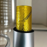 Panneau insonorisant pour pipeline, film composite en aluminium nid d'abeille de 2,0 mm avec film butyle pour voiture, bureau, karaoké