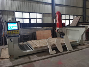 Machine de découpe de pierre CNC à 5 axes personnalisable avec caméra pour le granit, destinée à l'industrie de la construction - Product Image 4