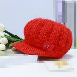 8 couleurs femmes mode Jacquard tricot Beanie chapeau hiver crâne casquettes extérieur chaud béret chapeaux - Product Image 6