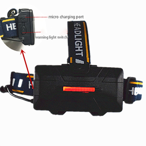 Super brillante 8LED USB recargable <span class=keywords><strong>cabeza</strong></span> lámpara T6 Cob rojo al aire libre <span class=keywords><strong>de</strong></span> alta potencia impermeable Camping <span class=keywords><strong>linterna</strong></span> - Product Image 6