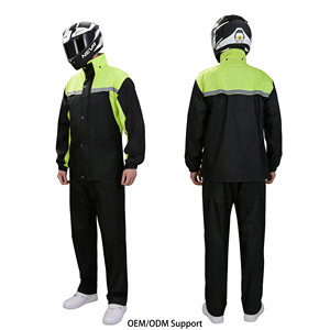 Completo <span class=keywords><strong>Impermeabile</strong></span> da Uomo per Motociclisti e Scooter Elettrici, Giacca e Pantaloni in PU, Protezione Totale, Modello Yafang - Product Image 2