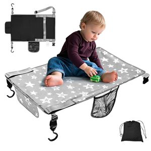 Free sample New Factory Direct <b>Car</b> Travel Tray <b>Table</b> Kids <b>Car</b> Seat Travel Tray Backseat Organizer Travel Kids Snack Tray - Product Image 1