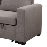 Personnalisé élégant 2 sièges + chaise en forme de L ensemble meubles salon canapé avec USB et stockage