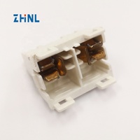 Contacteurs et matériaux de contact OEM, insert de prise Schuko en laiton, insert de prise EU 2 broches 16A, pièce de prise murale électrique 220V